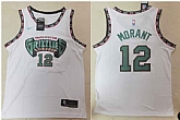 Grizzlies 12 Ja Morant White Nike Swingman Jersey,baseball caps,new era cap wholesale,wholesale hats